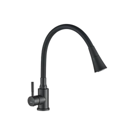 BSK_762D - LAVEO SELVA zuhanyváltós rugalmas tömlős fekete csaptelep