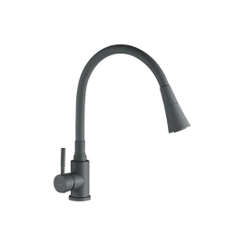 BSK_962D - LAVEO SELVA zuhanyváltós rugalmas tömlős grafit szürke csaptelep