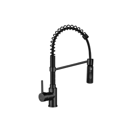 BKP_76SD - LAVEO SERPEN rugós zuhanyváltós matt fekete csaptelep