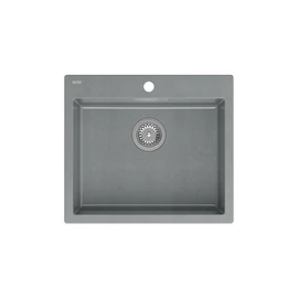 Quadron MORGAN 110 gránit mosogató (570x500 mm, 1 medence) black diamond