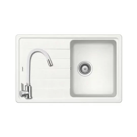 104132 -  Kode 45 / Element D-100S 1m 1cs 780x500mm Cristalite® gránit mosogató fehér
