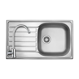 502486 - StrongSinks S1 Mohan rozsdamentes mosogató szatén 860x500 mm