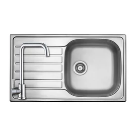 502486 - StrongSinks S1 Mohan rozsdamentes mosogató szatén 860x500 mm