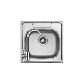 505997 - StrongSinks S1 Type  rozsdamentes mosogató polírozott 506x506