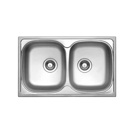 506000 - StrongSinks S1 Welland rozsdamentes mosogató szatén 780x480 mm