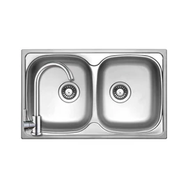506000 - StrongSinks S1 Welland rozsdamentes mosogató szatén 780x480 mm