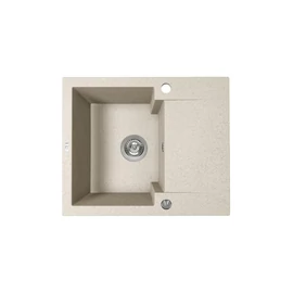  SRH_413Y - Laveo PICO 45S mini csepptálcás 580X480 gránit mosogató bézs