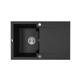 SRH_713Y - Laveo PICO 45S mini csepptálcás gránit mosogató 580X480 szemcsés fekete