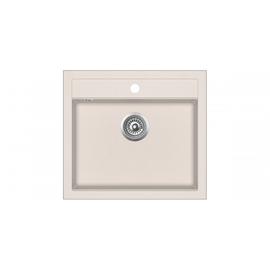 105540 - Evido Quadro 6 bézs gránit mosogató