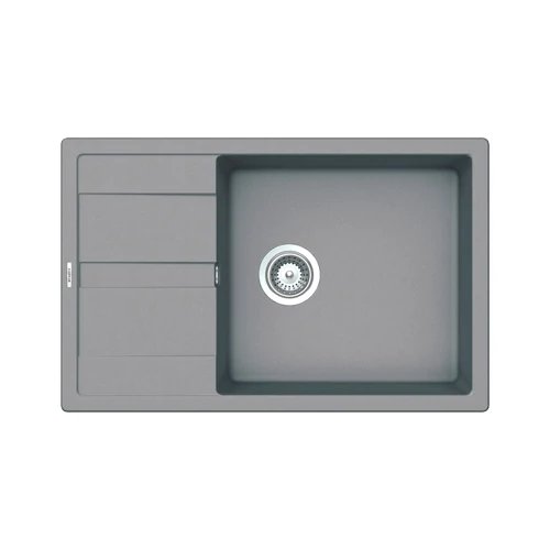 102593 - SCHOCK MAIN D-100LS (RONDA) 780x500 mm gránit mosogató CROMA szürke CRISTALITE®