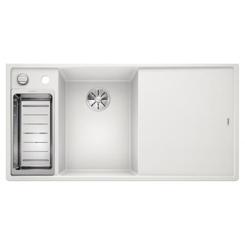 524657 - BLANCO AXIA III 6 S fehér üveg vágólappal távműködtetővel balos 