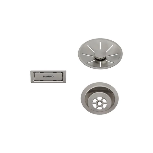 207406 - BLANCO InFino szett satin platinum egy medencés mosogatókhoz