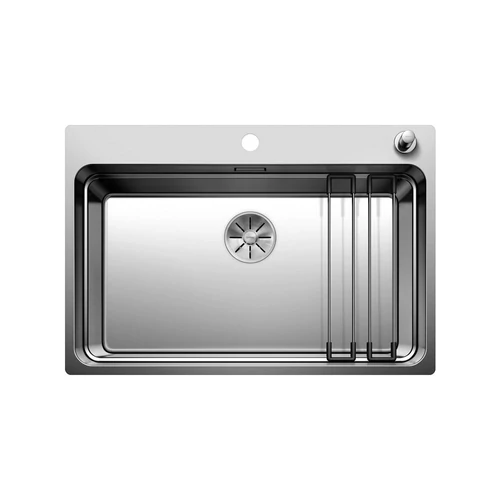  524274 - BLANCO ETAGON 700-IF/A rozsdamentes mosogató 740X500 távműködtetővel selyemfényű