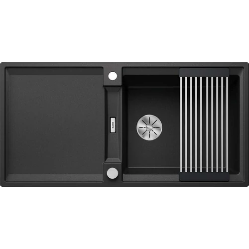 527618 - Blanco ADIRA XL 6 S SILGRANIT® mosogató Adira ráccsal, Infino lefolyó-távműködtetővel antracit