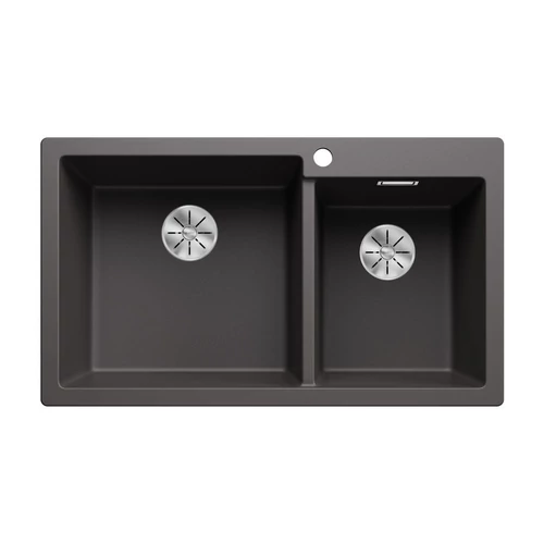 527638 - Blanco PLEON 9 SILGRANIT® mosogató baloldali főmedencével palaszürke