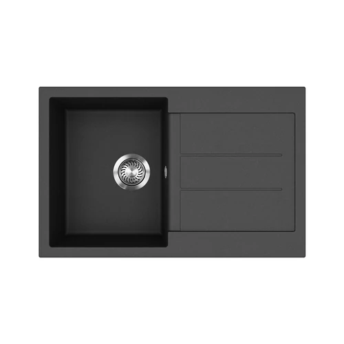 105530 - Evido Cubo 45 S antracit gránit mosogató