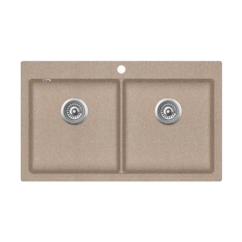 105545 - Evido Quadro 9 antracit gránit mosogató