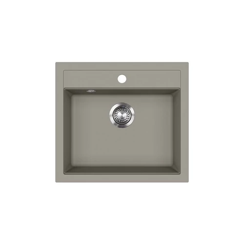 442063 - Evido Quadro 6 1 medencés gránit mosogató platina