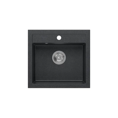 Quadron JOHNNY 110 gránit mosogató (500x470 mm, 1 medence) black diamond