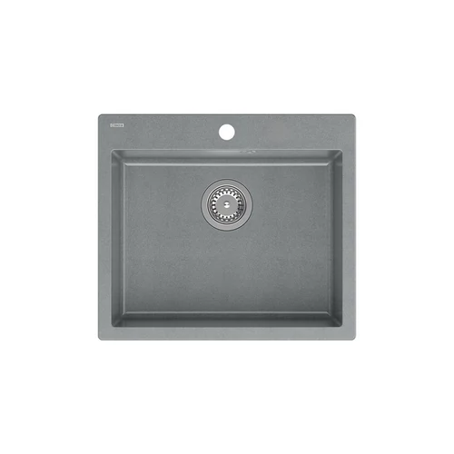 Quadron MORGAN 110 gránit mosogató (570x500 mm, 1 medence) black diamond