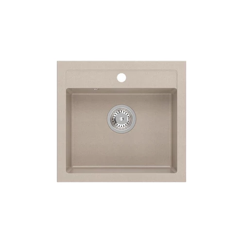 1379 - Quadron JOHNNY 110 gránit mosogató (500x470 mm, 1 medence ) pearl begie