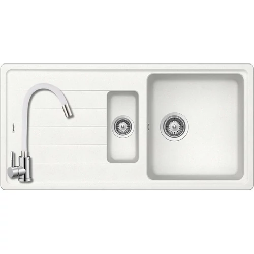 SCHOCK  KODE D-150/Element D-100L 1m 1cs gym 1000x500mm Cristalite® gránit mosogató fehér