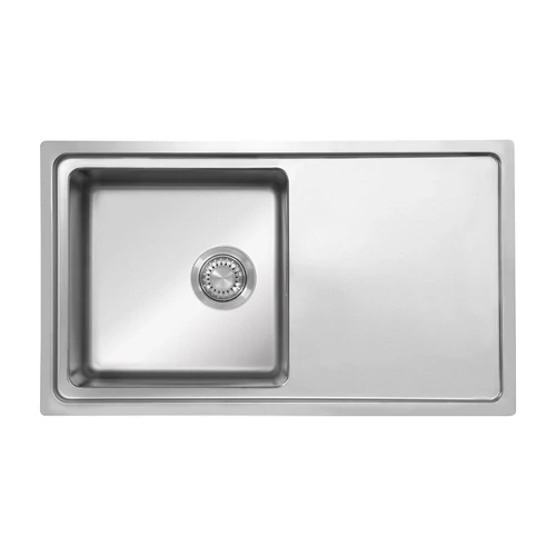 482141 - StrongSink Dnipro 865 rozsdamentes mosogató 865x505 mm dugókiemelővel