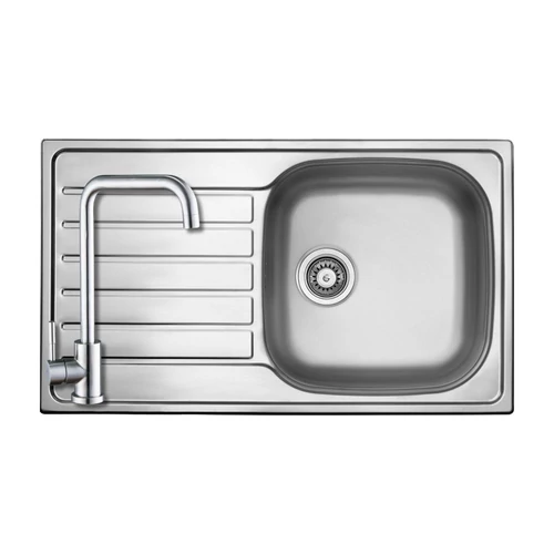 502486 - StrongSinks S1 Mohan rozsdamentes mosogató szatén 860x500 mm