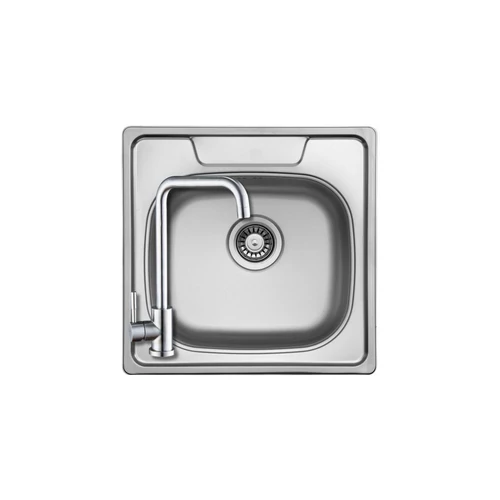 505997 - StrongSinks S1 Type  rozsdamentes mosogató polírozott 506x506