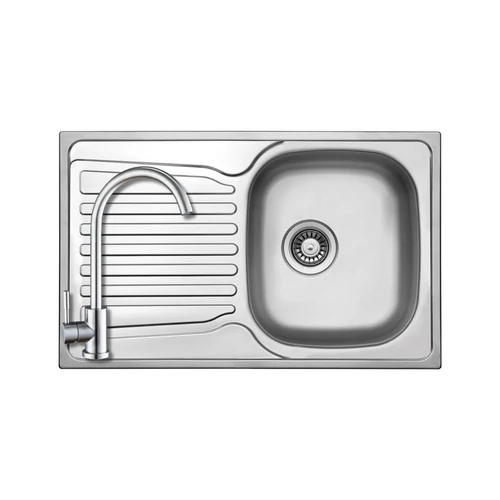 505998 - StrongSinks S1 Nisa rozsdamentes mosogató szatén 780x480 mm